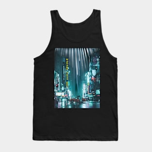 Falling Tokyo Lights Tank Top